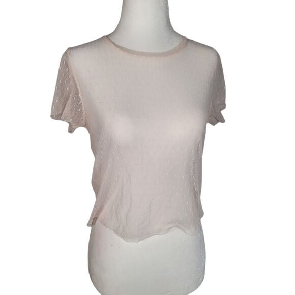 BCBGeneration Sheer Crop top Size M - Picture 1 of 7